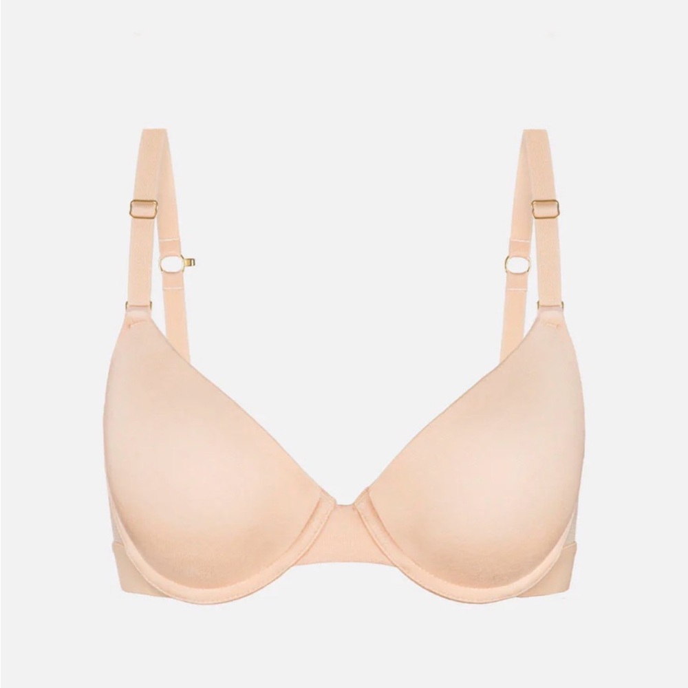 Lively The All-Day T-Shirt Bra Toasted Almond 38C Cream Tan